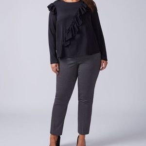 Lane Bryant Allie Straight Leg Jacquard Pants (28P